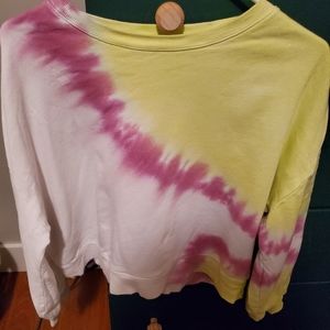 Z Supply Crop Tie Dye Sweater
